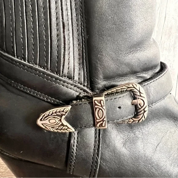 Dingo Women’s Western Leather Ankle Boots Buckle Size 8.5 - Picture 7 of 7